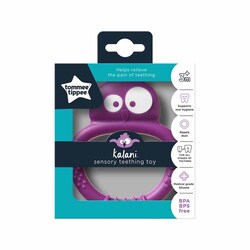 Tommee Tippee Kalani Mini Teether Sensory Teething Toy for Kids, Purple