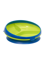 The First Years Inside Scoop Suction Sectioned Plate, Green/Blue