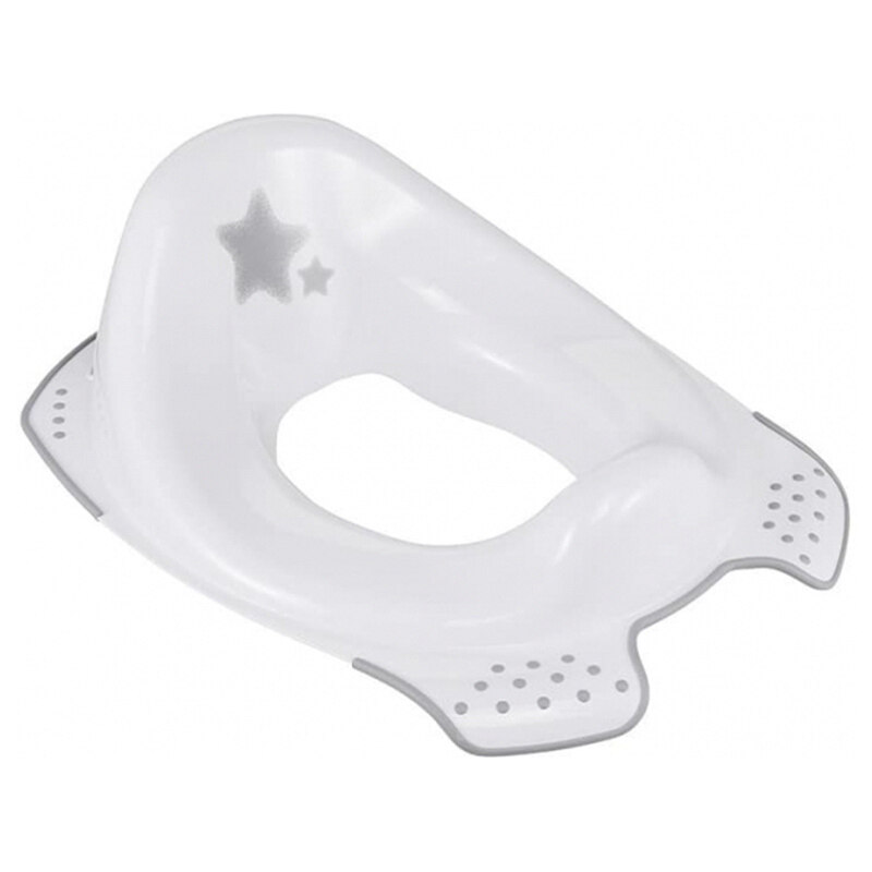 

keeeper Stars Toilet Seat with Anti Slip Function for Baby, White