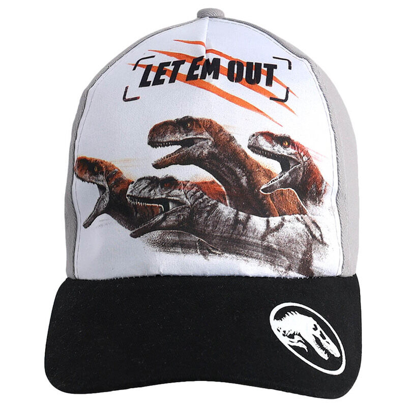

Universal Studios Jurassic World Dominion Let Em Out Cotton Baseball Cap for Kids, One Size, Multicolour