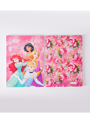 Disney Princess Anything is Possible Arabic Notebook, A4 Size, Pink