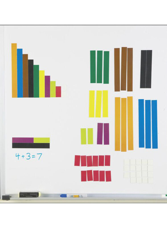 

Learning Resources Giant Magnetic Cuisenaire Rods, 64 Pieces