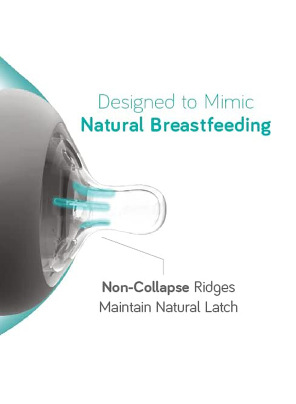 Nanobebe Breastmilk Bottle, 3 Pieces x 150ml, Pink