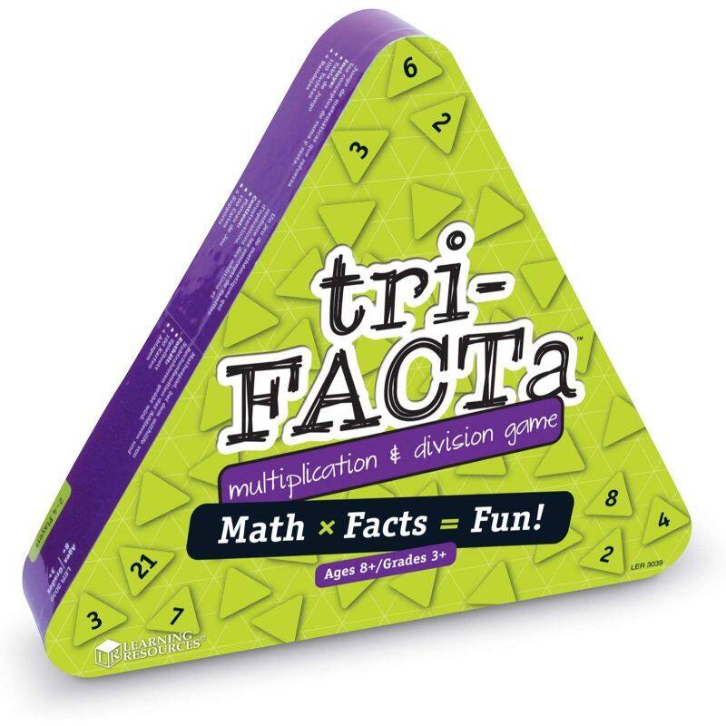 

Learning Resources Tri-FACTa Addition & Subtraction Maths Game, Ages 8+