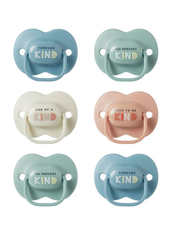 

Tommee Tippee Anytime Pacifiers for Ages 6-18 Month, 6-Piece, Multicolour