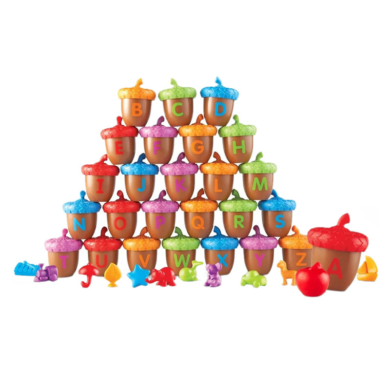 

Learning Resources Alphabet Acorns Activity Set, Ages 3+