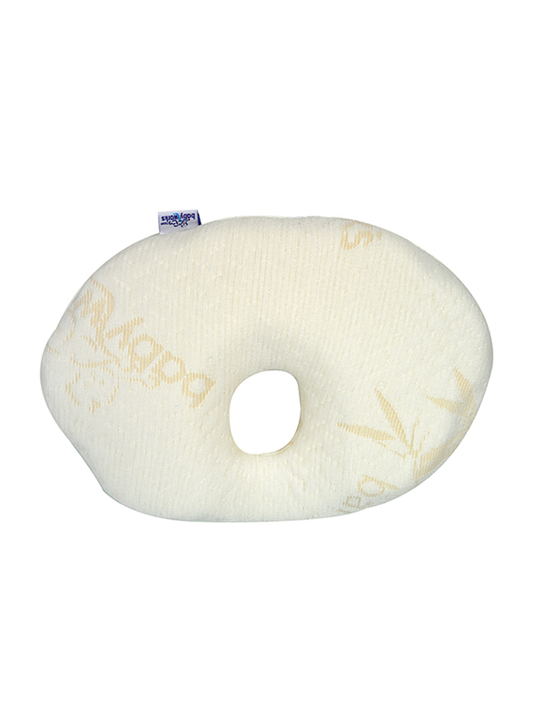 Babyworks Cloud 9 Head Support, with Removable Bamboo Cover, White