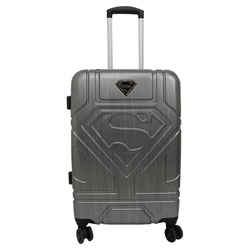 Warner Bros 4W Superman Trolley Bag Unisex, 61cm, Grey