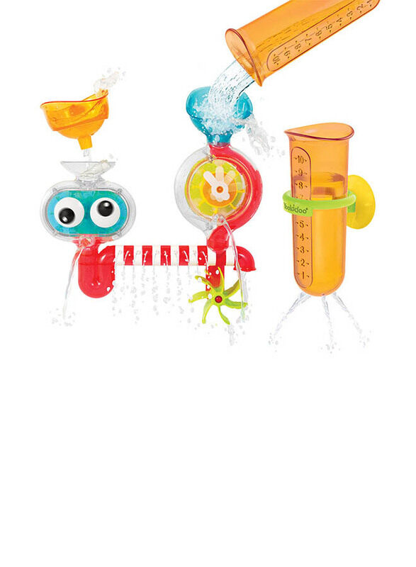 

Yookidoo Spin & Sprinkle Transparent Water Lab Bath Toy for Baby, Multicolour
