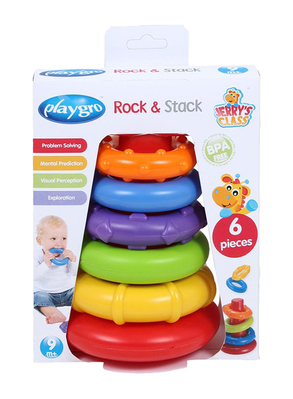 Playgro Rock N Stack, Multicolour