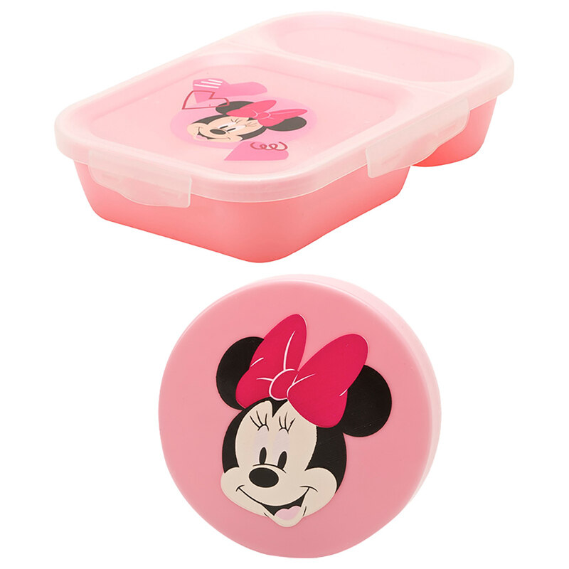 

Disney Minnie Bento Buddies and Ice Puck, Pink