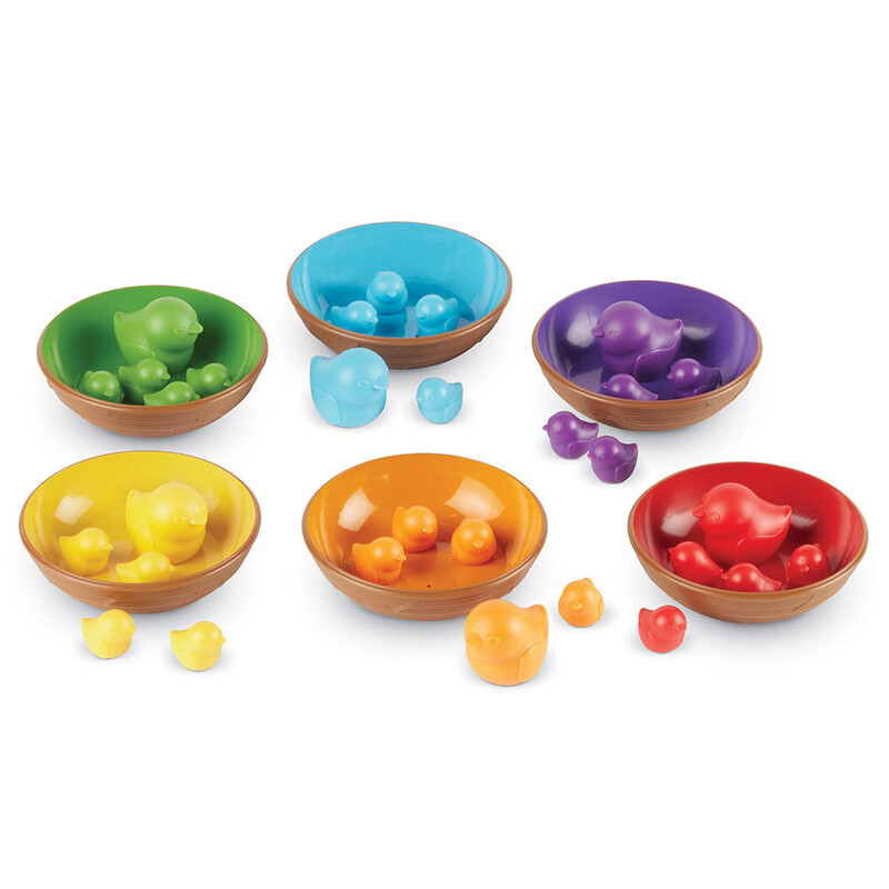 

Learning Resources Birds in a Nest Sorting Set, 36-Pieces, Ages 3+