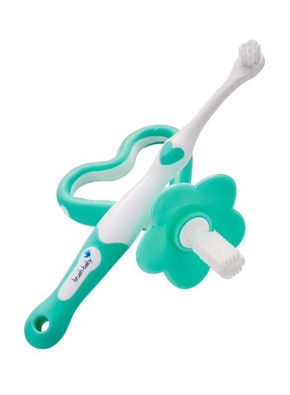 Brush Baby My Firstbrush and Teether Set, Green
