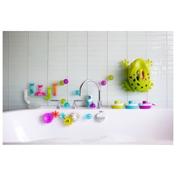Boon Frog Pod Drain and Storage Bath Toy for Kids, Green