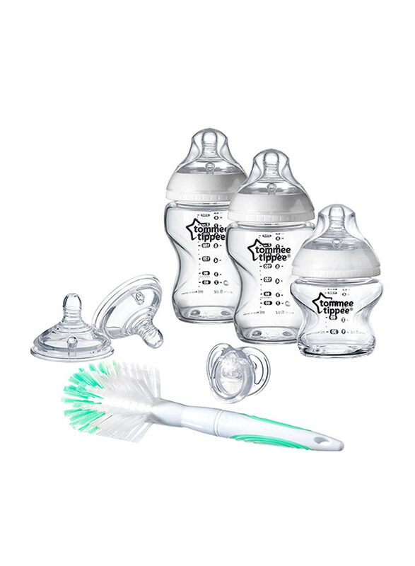 

Tommee Tippee Closer to Nature Feeding Bottle Kit, Clear