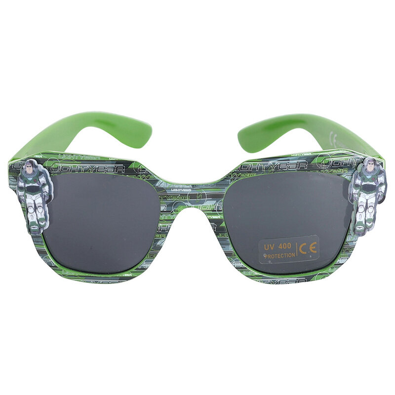 

Disney Polarized Full-Rim Lightyear Wayfarer Green Sunglasses for Boys, Black