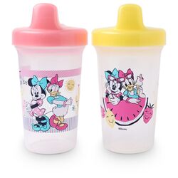 Disney Baby Sippy Cup, 2 Piece, 300ml, Pink/Yellow