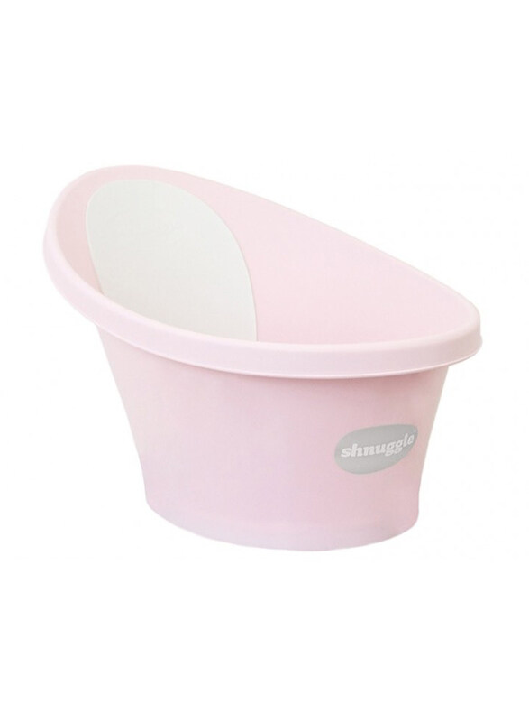 

Shnuggle Baby Bath with Plug, Light Pink