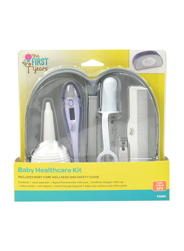 The First Year 7-Pieces Baby Healthcare Kit, White/Purple