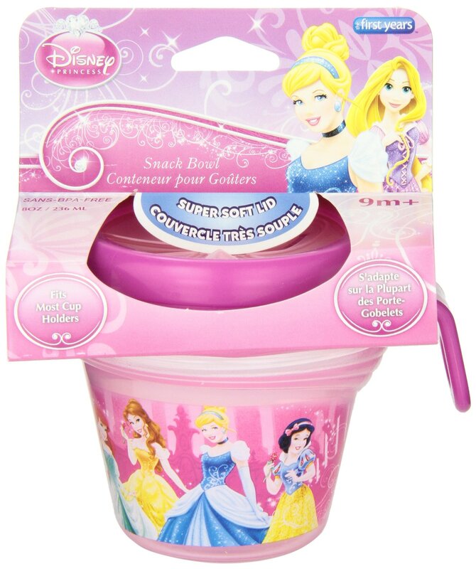 The First Years Princess Snack Bowl, Pink