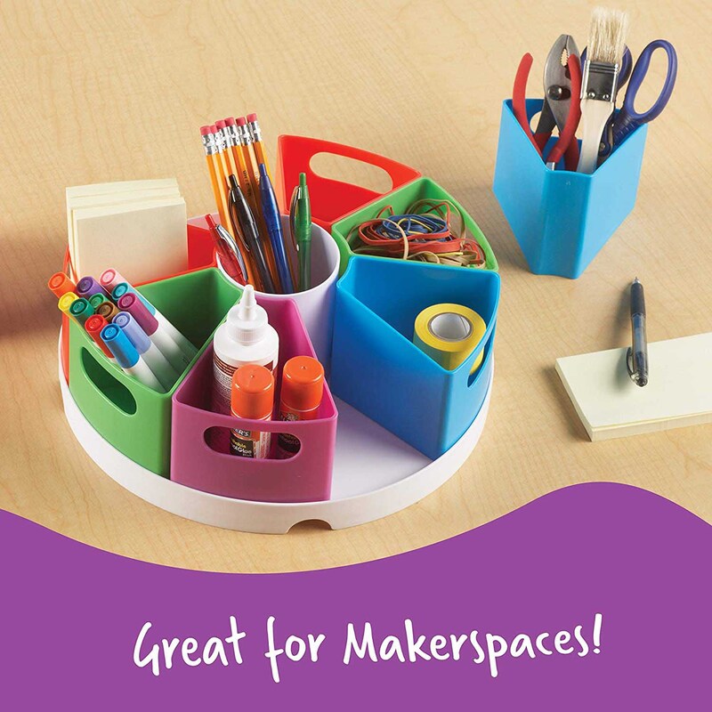 Learning Resources Art & Craft Storage Space, 10 Pieces, All Ages