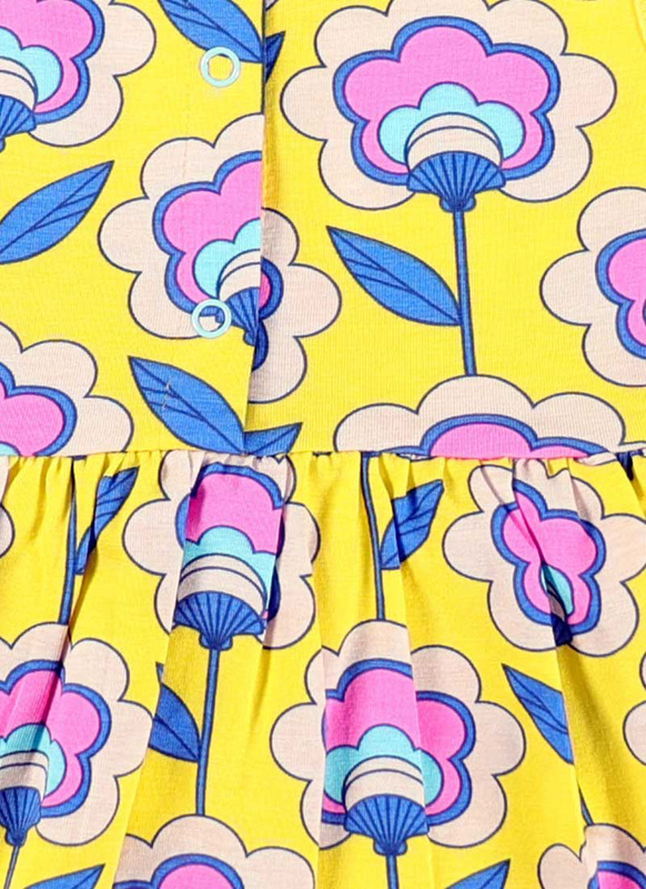 Aiko Resort Wear Floral Top & Bottom Set for Girls, 12-18 Months, RSS22A22-A, Multicolour