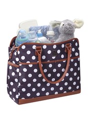 Ryco Piper Tote And Diaper Bag Black, Navy Blue
