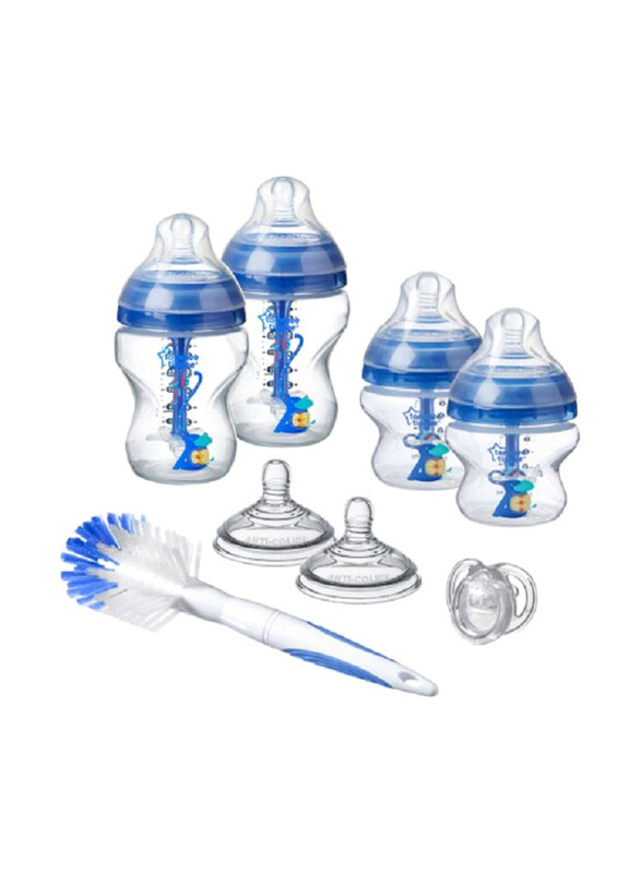 

Tommee Tippee Advanced Anti-Colic Starter Bottle Kit, Blue