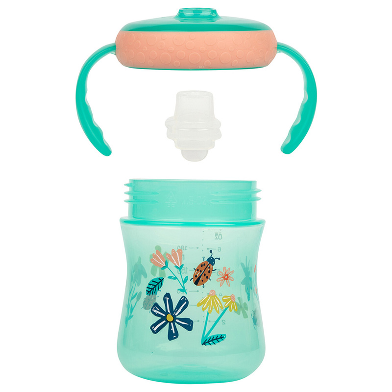 The First Years Soft Spout Trainer Feeding Cup, 2 Pieces, 6+ Months, Multicolour