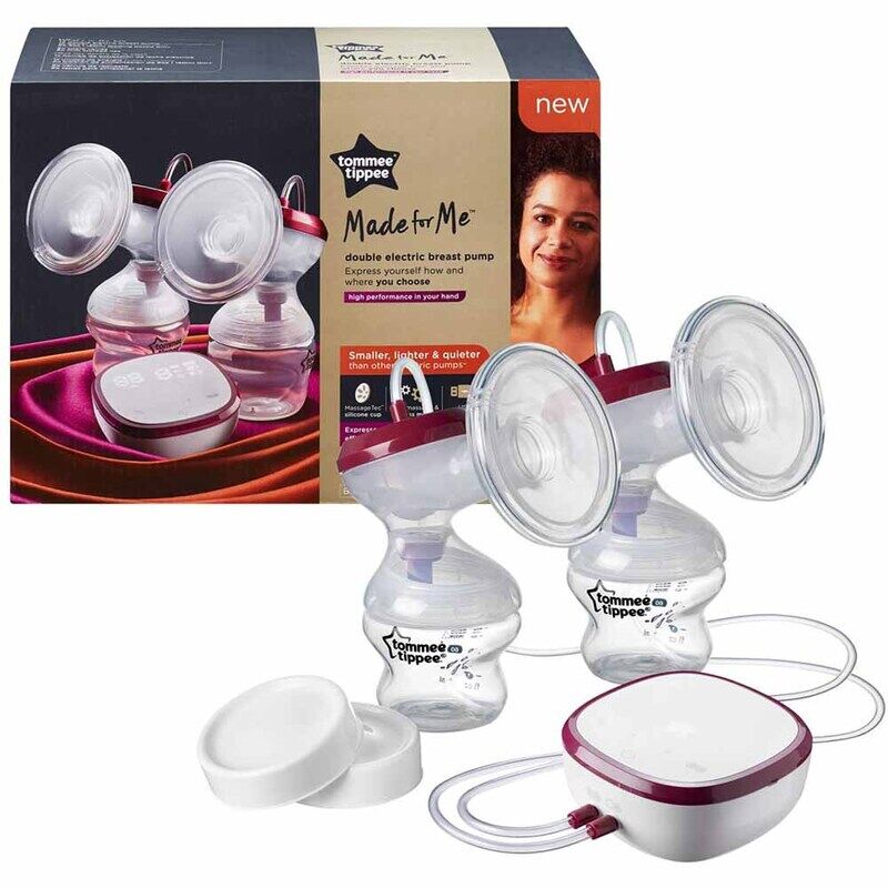 

Tommee Tippee Made For Me Double Electric Breast Pump, Clear