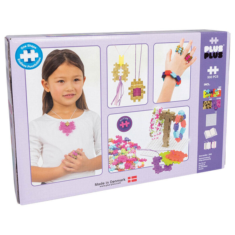 

Plus Plus Jewellery Learn To Build Set, 500 Pieces, Ages 5+