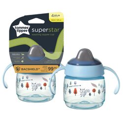 Tommee Tippee Superstar Sippee Weaning Cup, 190ml, Blue