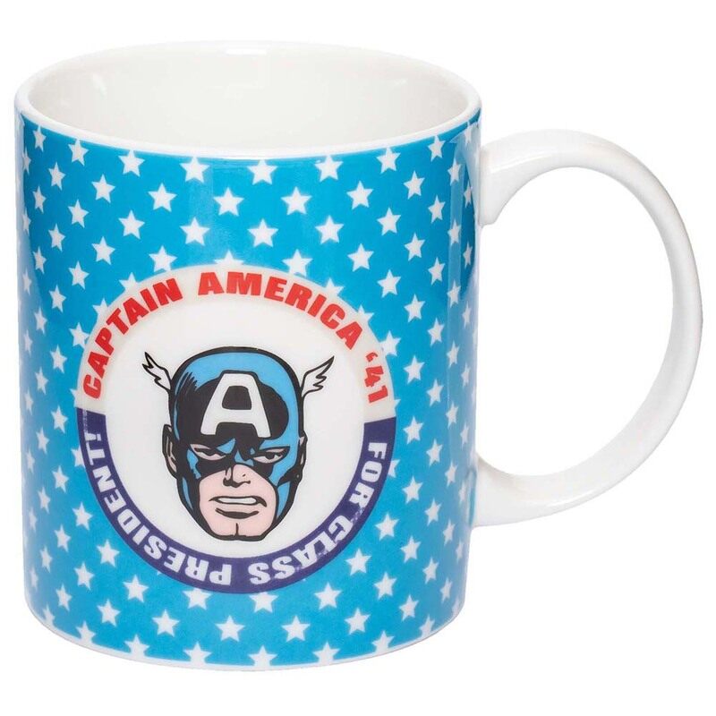 

Marvel 10oz Captain America Kids Ceramic Mug, Blue