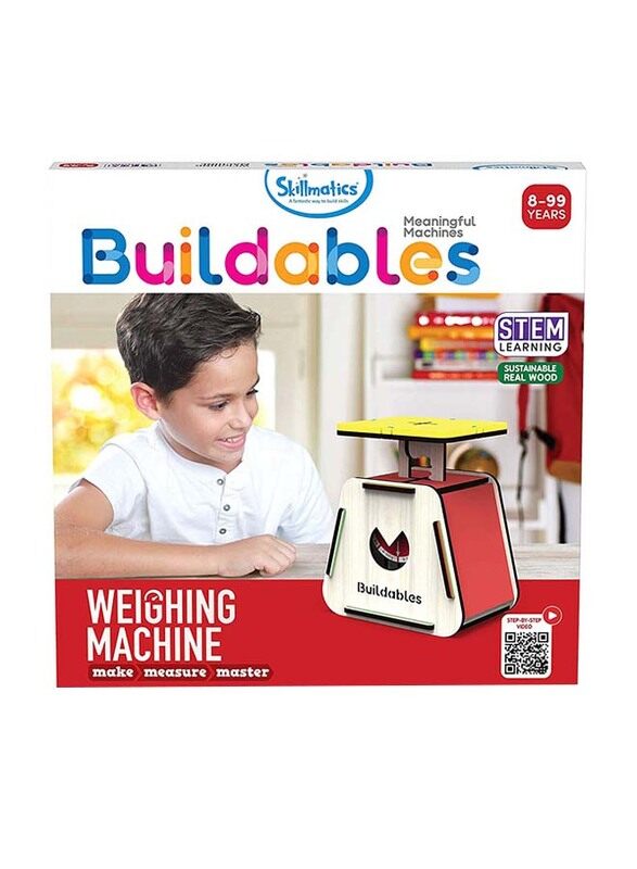 

Skillmatics Buildables Weighing Machine, Ages 8+