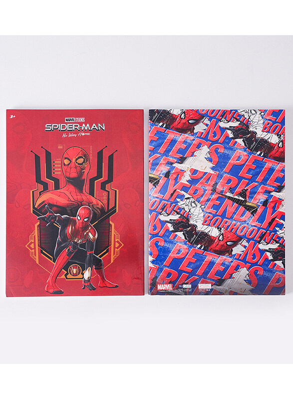 

Disney Marvel Spiderman Spider Hero English Notebook, A4 Size, Red