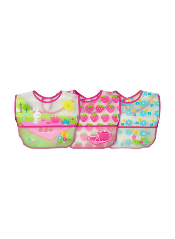 

Green Sprouts Wipe-Off Bibs Set 3 Piece, 9-18 Months, Multicolour