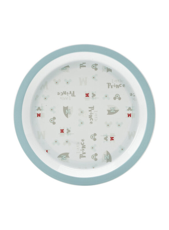 

Disney Kids Dining Plate Mickey, Blue/White