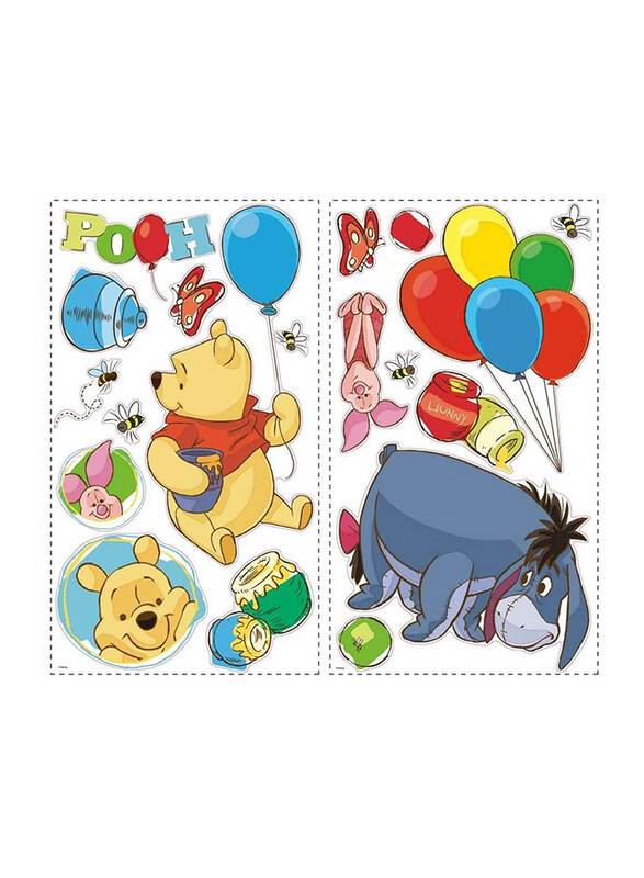 

Roommates Winnie the Pooh & Friends Peel & Stick Wall Decals, Multicolour