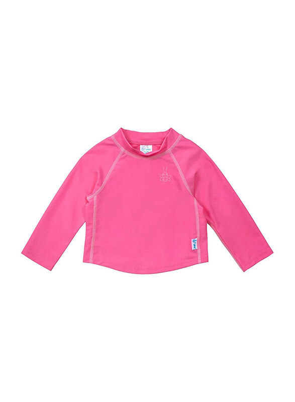 

Green Sprouts Long Sleeve Rashguard Shirt, 24 Months, Hot Pink