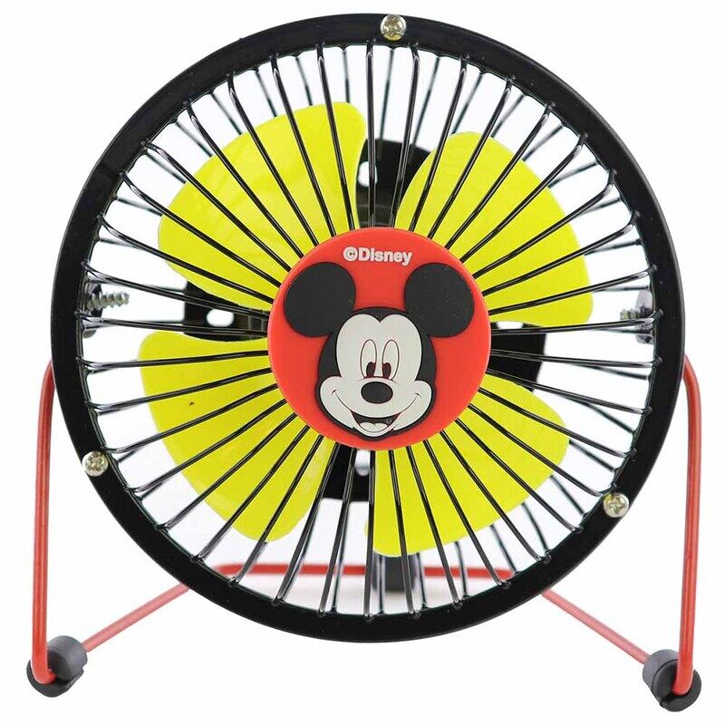 

Disney Mickey Mouse USB Desk Personal Fan, Yellow