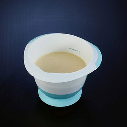 Keeeper Carlotta Mixing Bowl With Suction Cup 1.5L, White/Blue