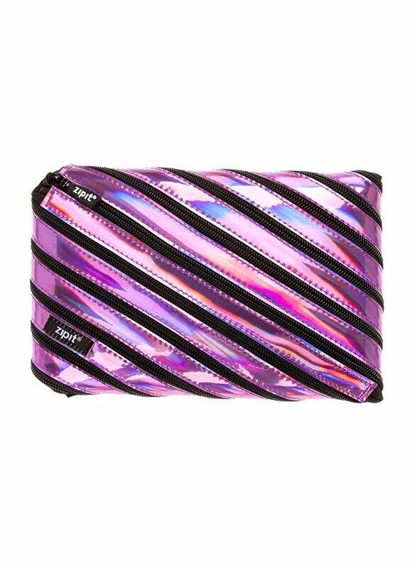 

Zipit Metallic Big Pencil Case, Purple