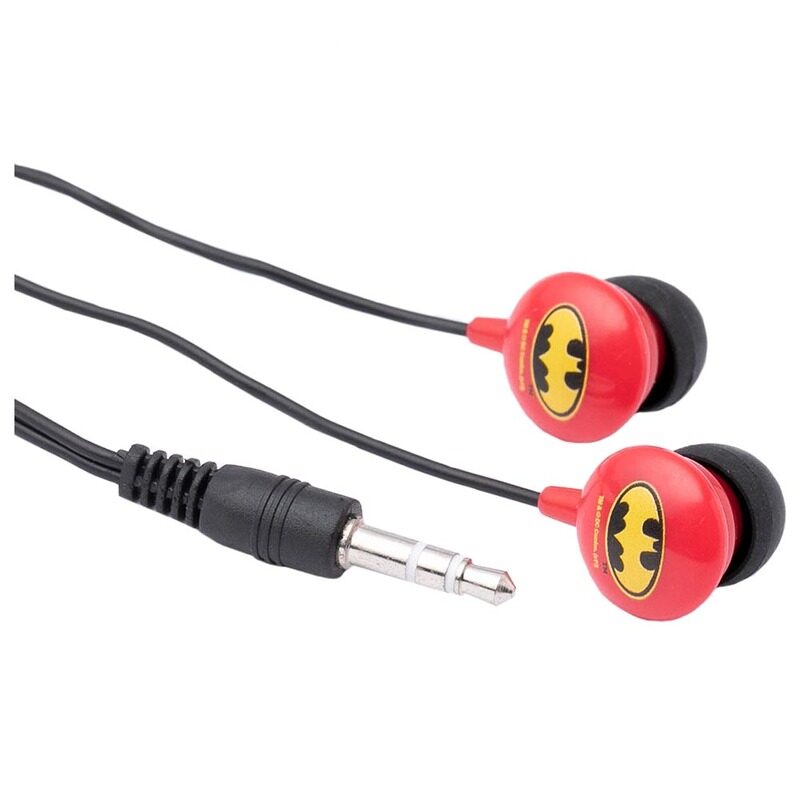 

Warner Bros 3.5 mm Jack In-Ear Batman Earphones for Kids, Red