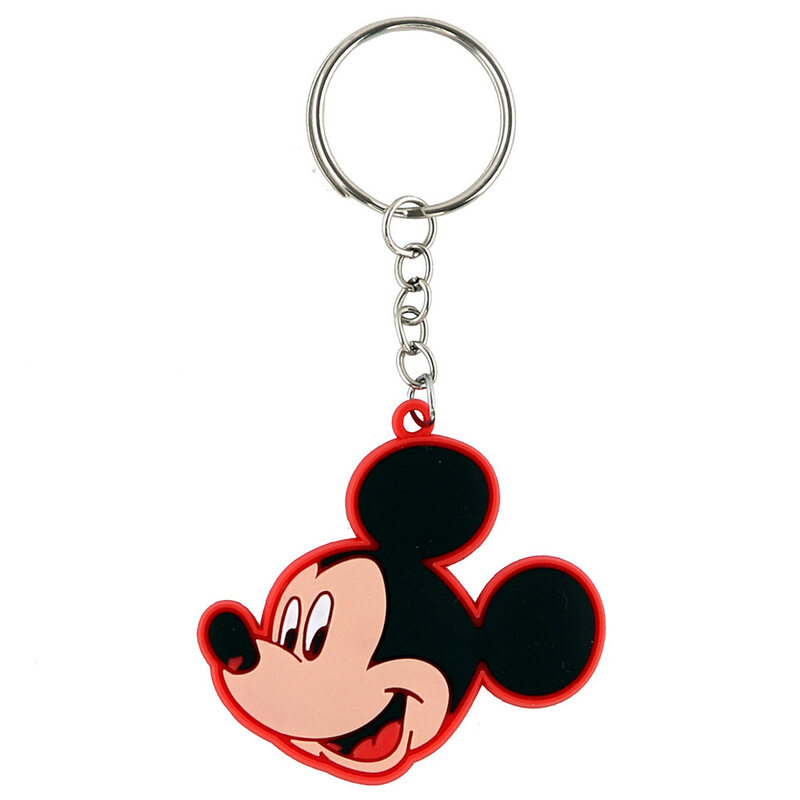 

Disney Mickey Rubber Key Ring For Boys, Red