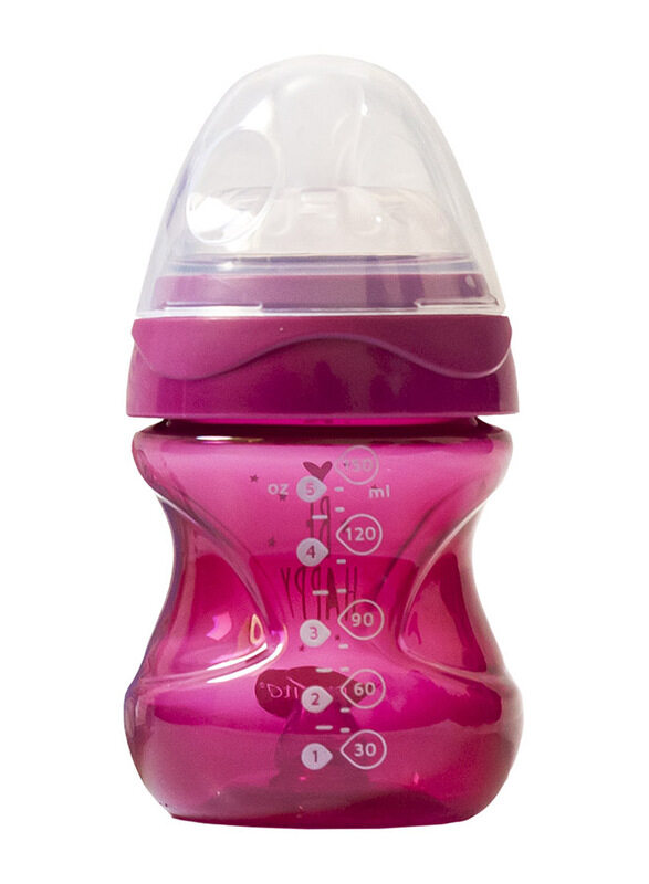 

Nuvita Mimic Cool Anti Colic Baby Bottles 150ml, Dark Pink