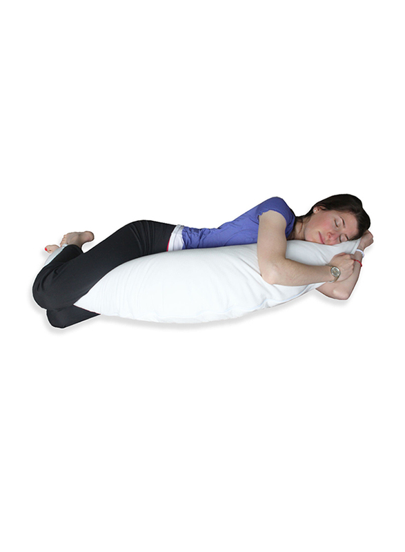 Babyworks Before & After Pregnancy Pillow, White