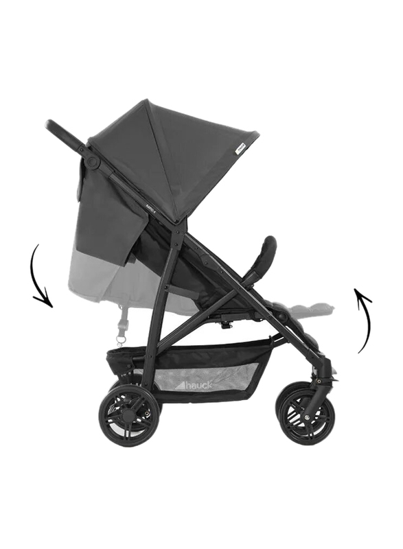 Hauck Rapid 4 Standard Baby Stroller, Black