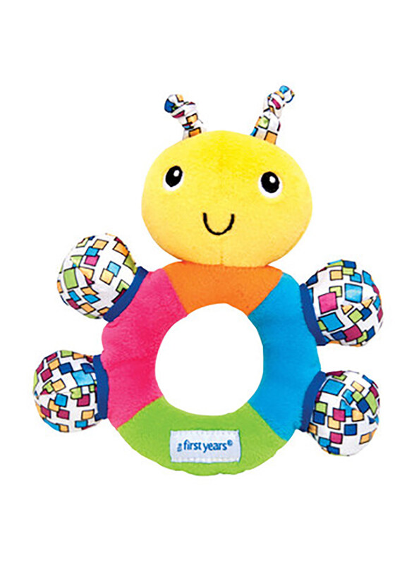 

The First Years My First Rattle Teether, Yellow/Green/Red/Blue