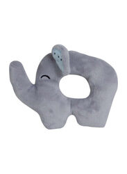 Babyworks Cuddle Rattle Elly Elephant, Grey