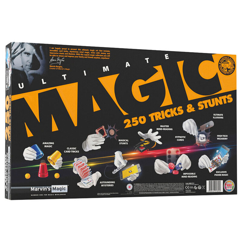 

Marvin's Magic Ultimate 250 Magic Tricks & Stunts Set, Ages 8+